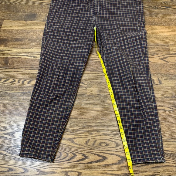 Ella Moss High-Rise Plaid Skinny Ankle Jeans - Picture 12 of 12